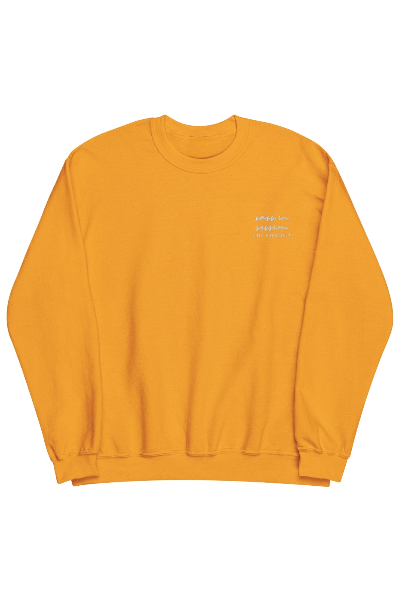 sass in session Oversized Sweatshirt Orange