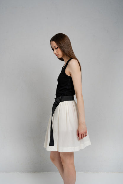 Adele Skirt Mini Ecru