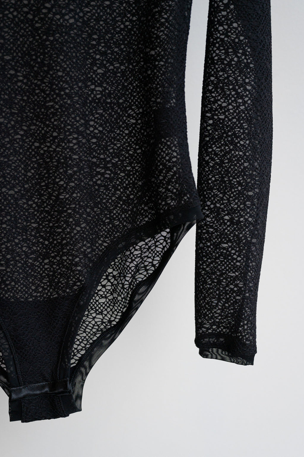 Black High Neck Bodysuit