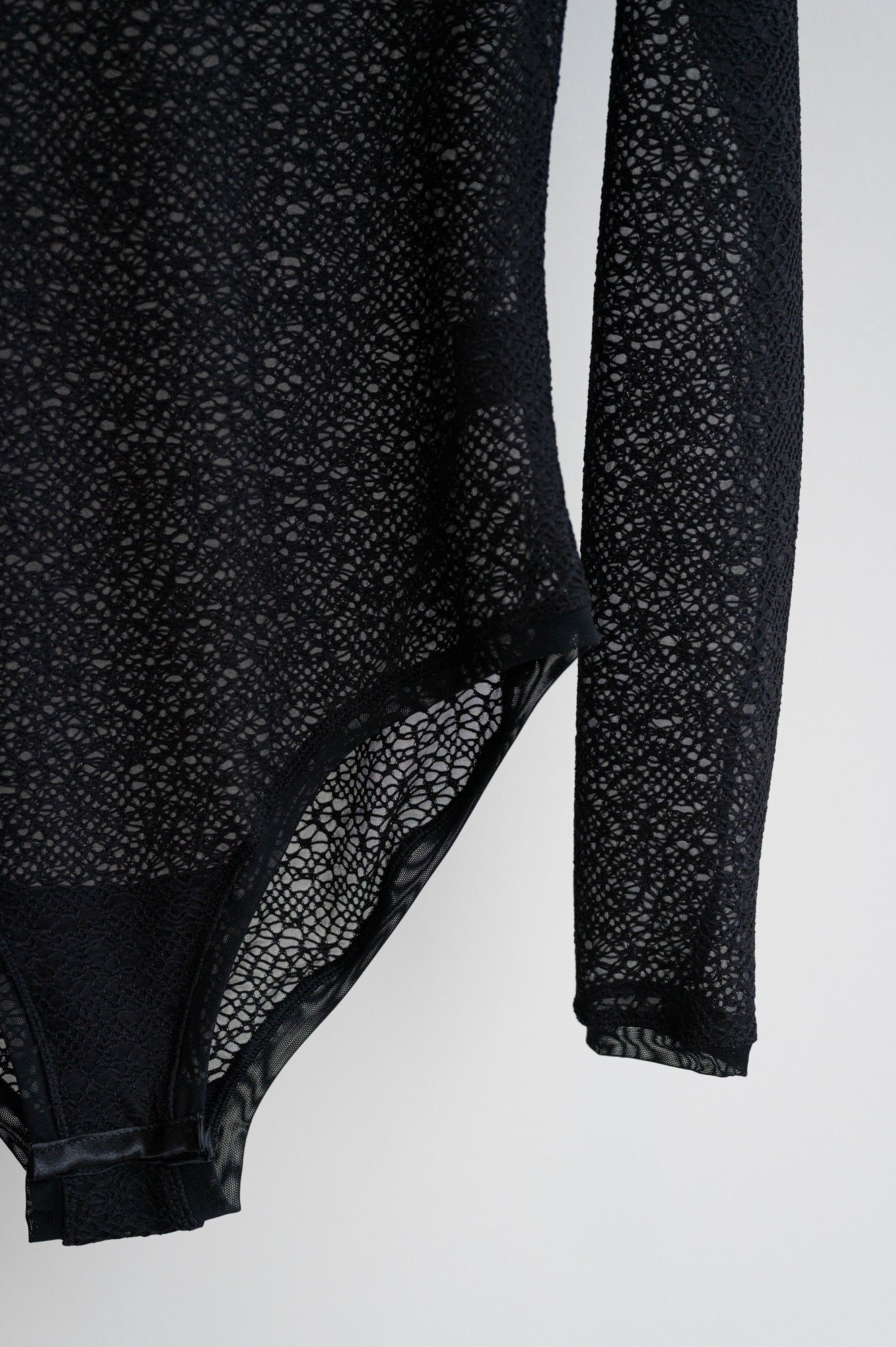 Black High Neck Bodysuit