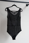 Black Sleeveless Bodysuit