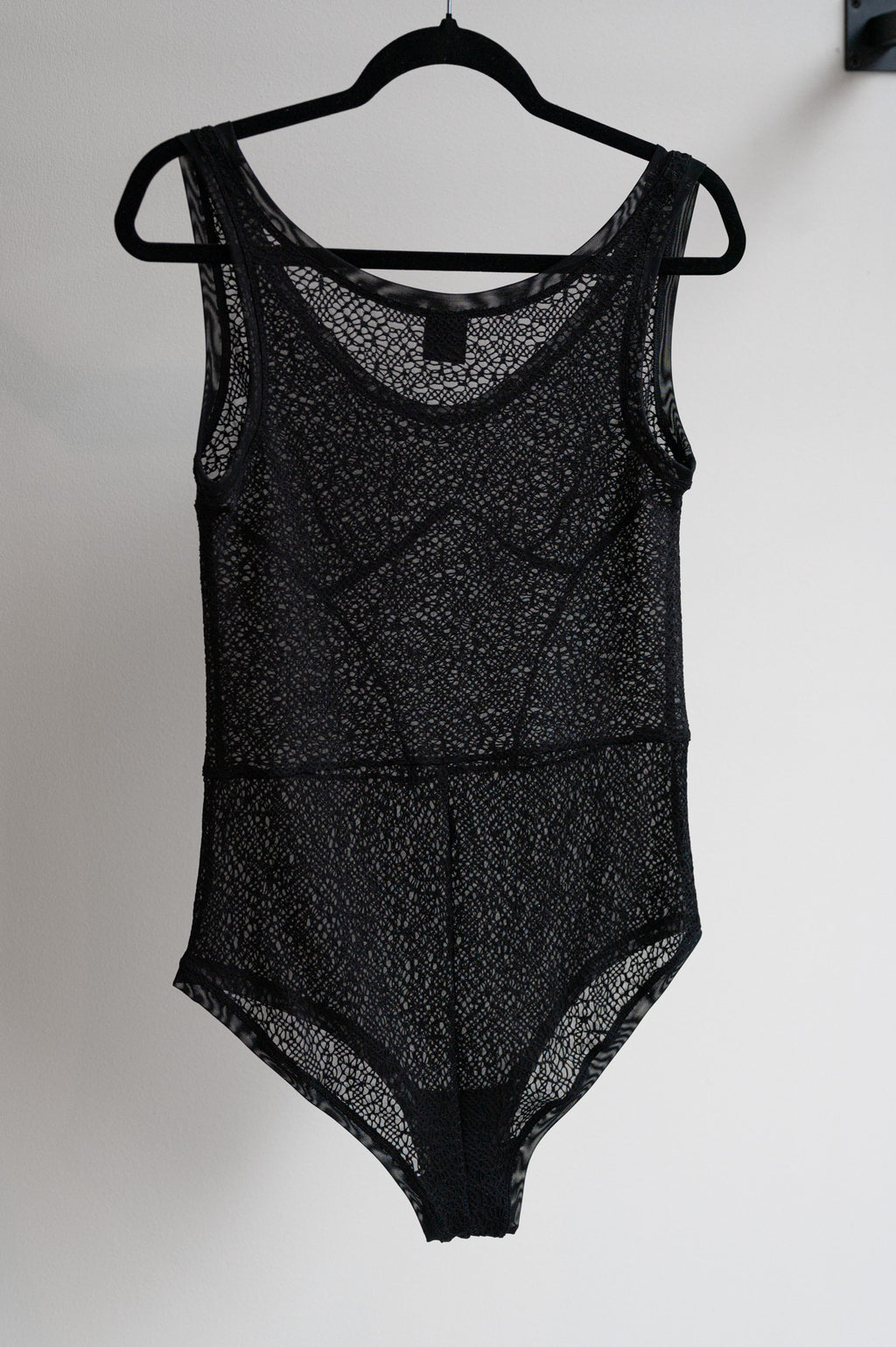 Black Sleeveless Bodysuit