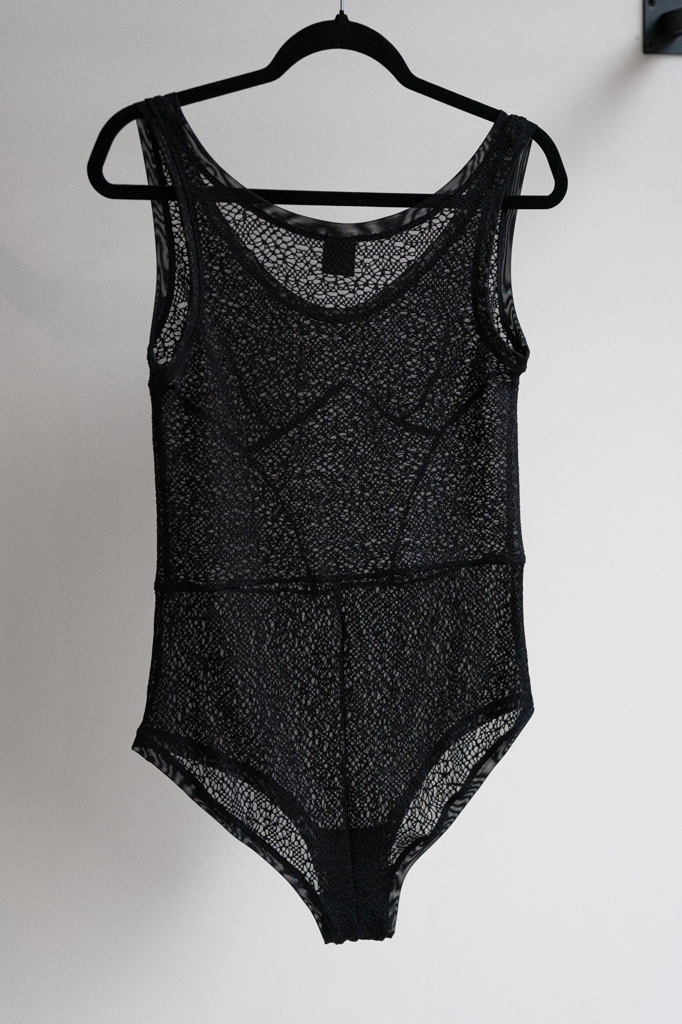 Black Sleeveless Bodysuit