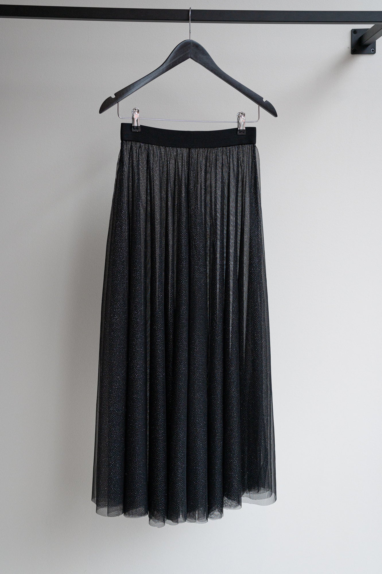 Mesh Maxi Skirt Glitter