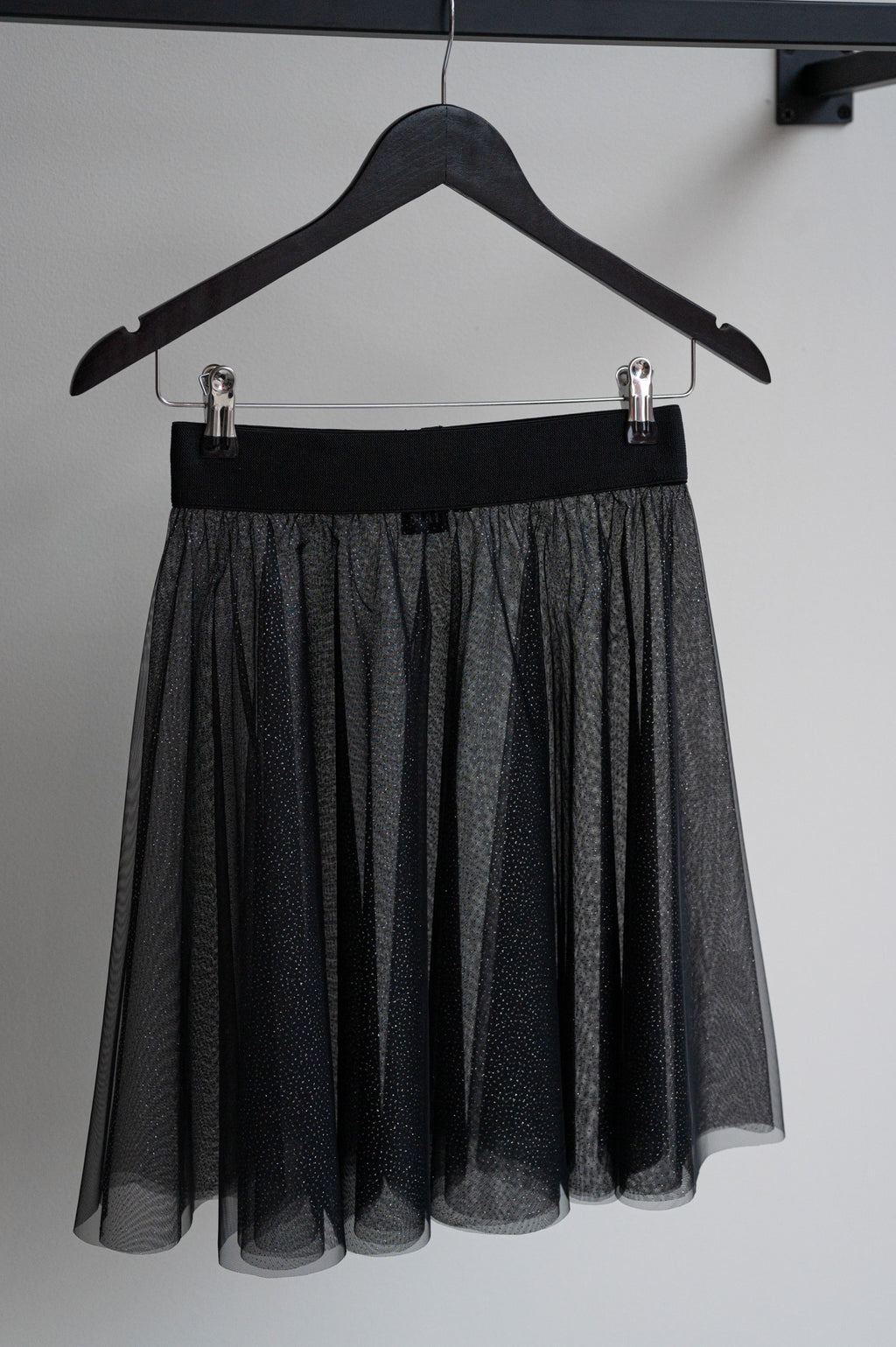 Mesh Mini Skirt Glitter