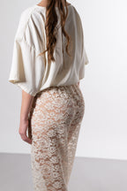 Olive Top Ecru