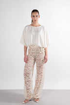 Olive Top Ecru
